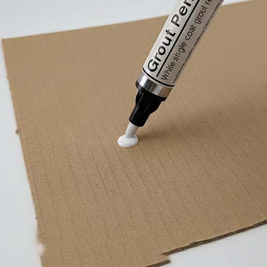Grout Pen Twin Pack | White | 2 x 7ml | Make The Appearance of Grout Cleaner