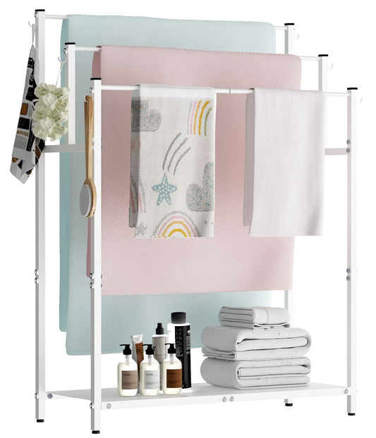 Mondazie 44” Free Standing Towel Racks for Bathroom Towel - Image 1