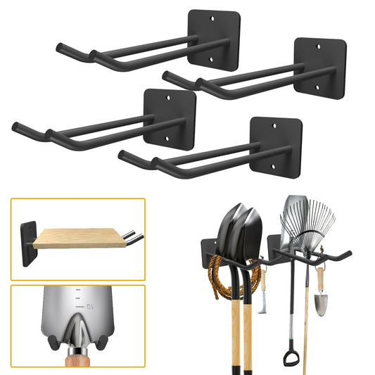 Garage Storage Hooks Heavy Duty Steel Tool Organizer Wall - Image 1