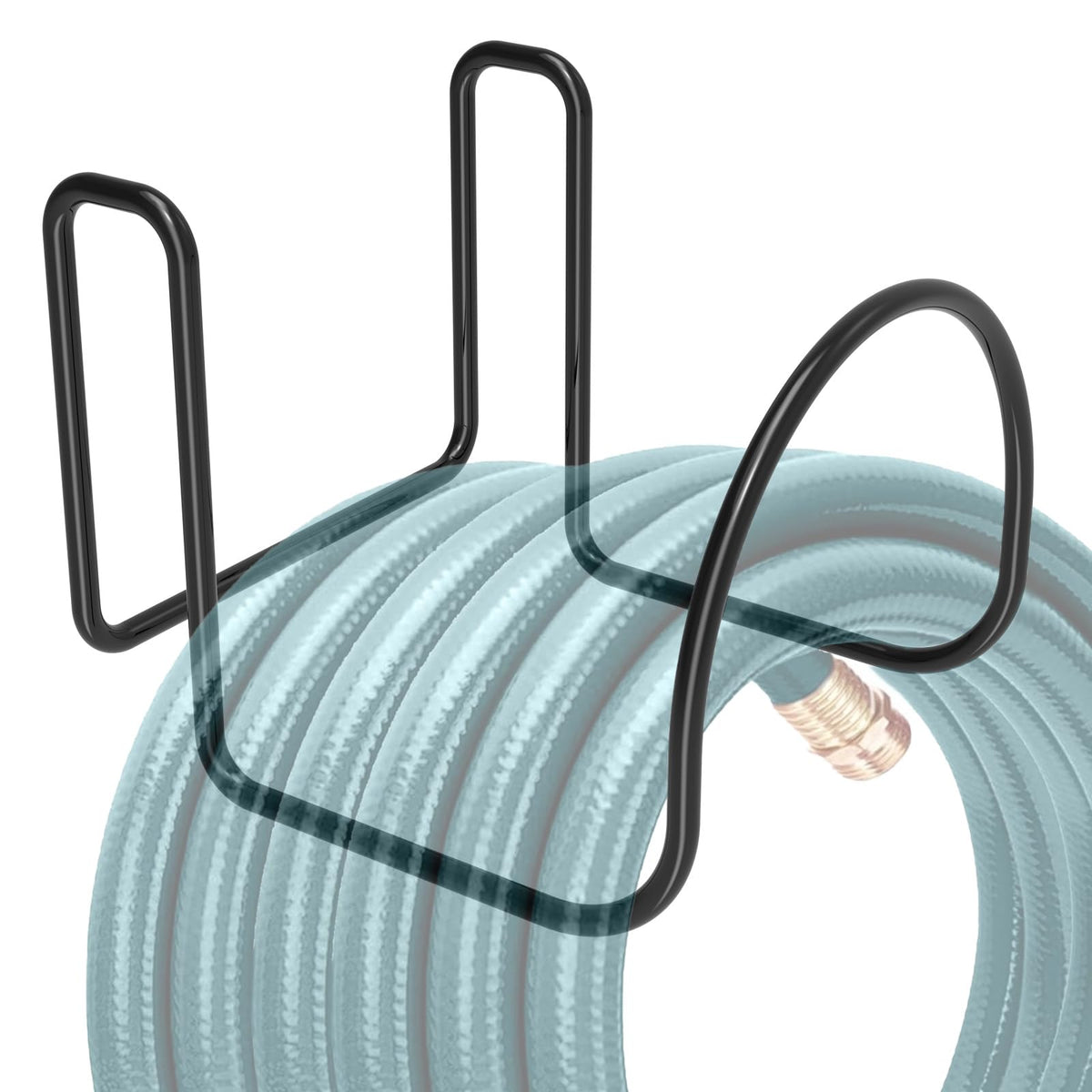 Garden Hose Holder - Heavy Duty Hose Hanger Wall Mounted - Image 1