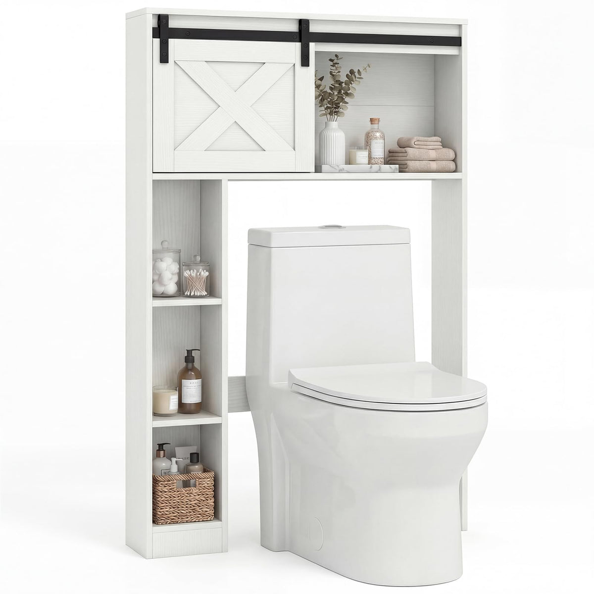 GIANTEX Over The Toilet Storage Cabinet - Freestanding - Image 1