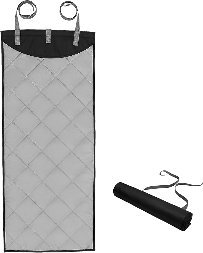 Over-The-Door Steamer Pad, Portable Vertical Ironing & Pressing Board, Ideal for Home & Travel Use, 45.27x18.89in, Convenient & Space-Saving Clothes Steamer