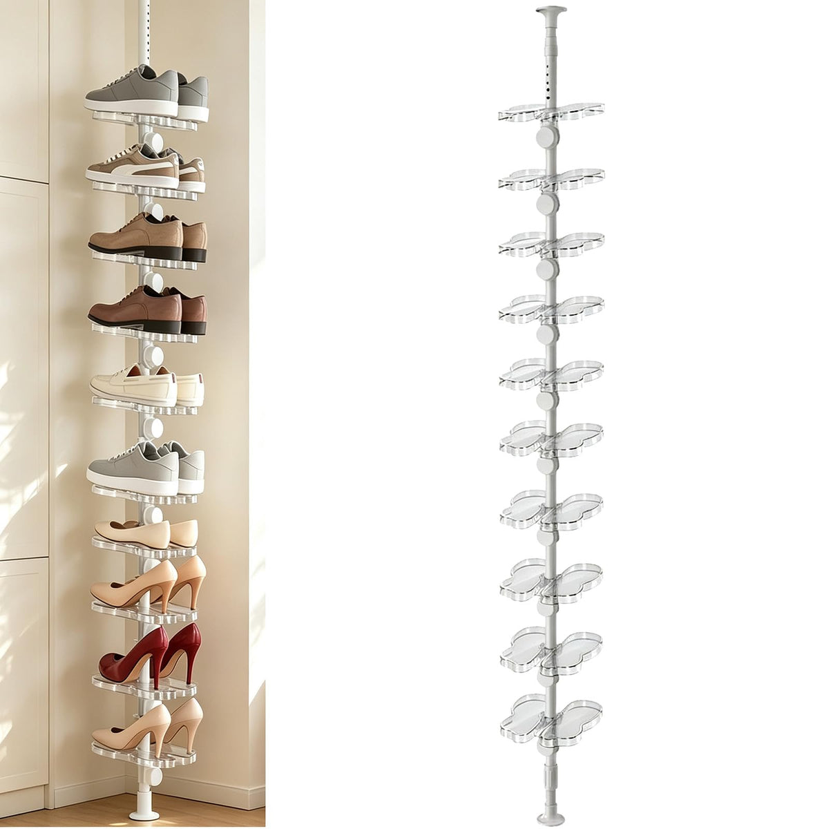 Shoe Organizers – 10-Tier Free Standing Shoe Racks - Image 1