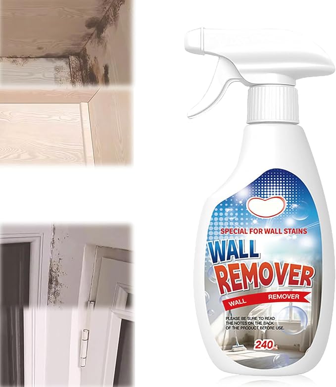 Highly Effective Removal Spray, 8.46 Fl.Oz Wall Cleaner Spray, Multi-Surface Cleaning Solution,Dirt, Dust And Stain Remover,for Wood,Tile,Fabric,Bathrooms,Kitchens (1, 8.12 fl.oz)