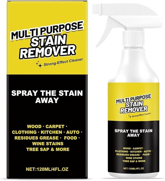 Multi-Purpose Stain Remover, A Powerful Cleaner，Kitchen Multi-purpose Foam Cleaner Spray, A powerful Cleaner for Kitchens, Floors, Cars, and Toile (1PCS*120ML)