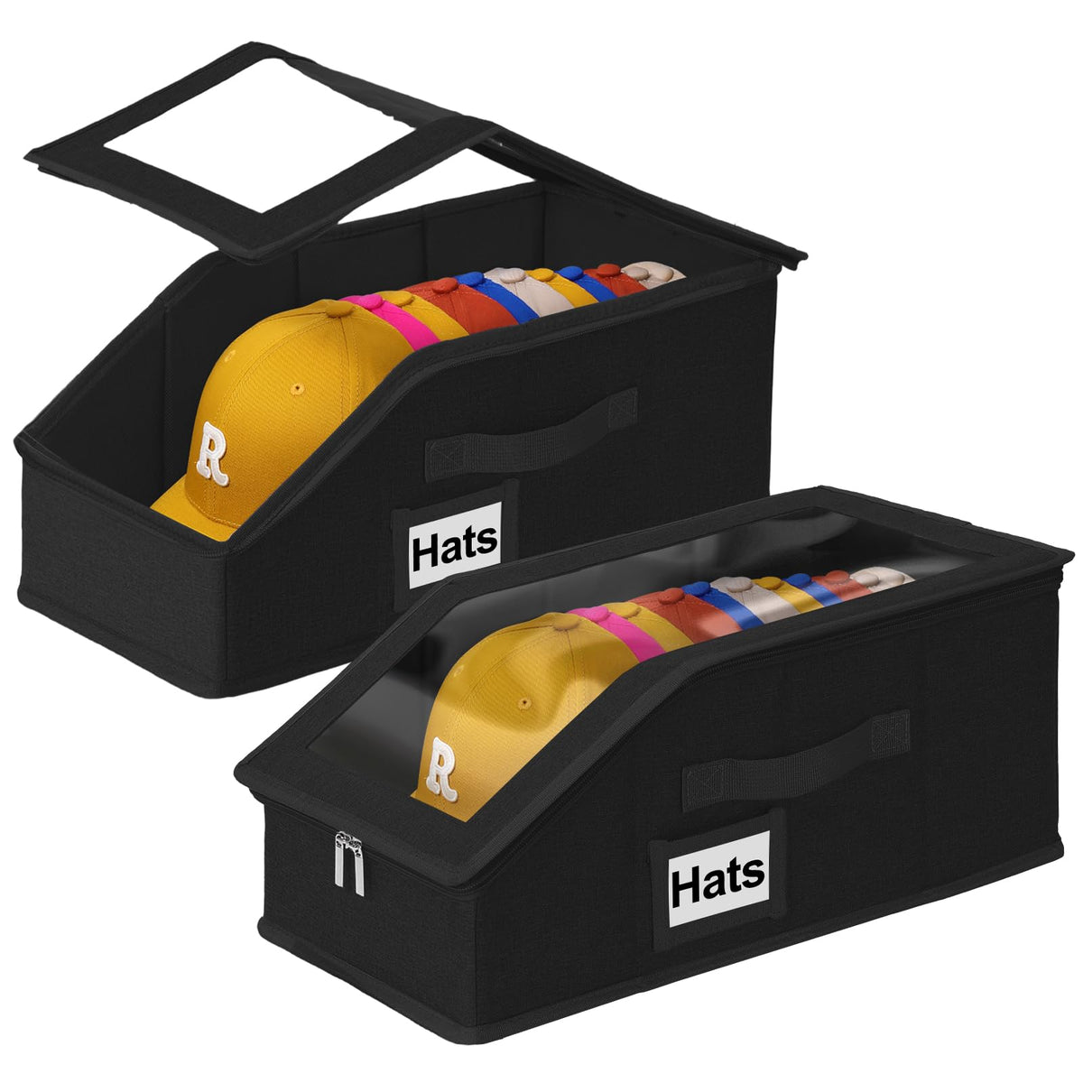 Dofilachy Hat Organizer for Baseball Caps, Stackable Hat - Image 1