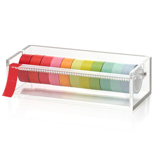 Acrylic Washi Tape Dispenser Tape Holder Organizer 7 - Image 1
