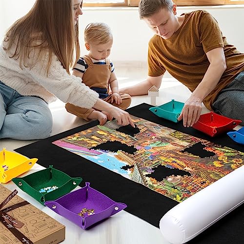 Tektalk Higher-Capacity Design, Jigsaw Puzzle Roll-up Mat - Image 3