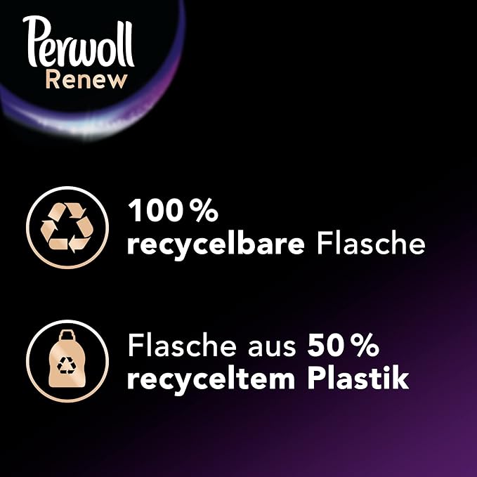 Perwoll Renew Liquid Detergent - For Black And Darks - 24 Loads (1.4L)