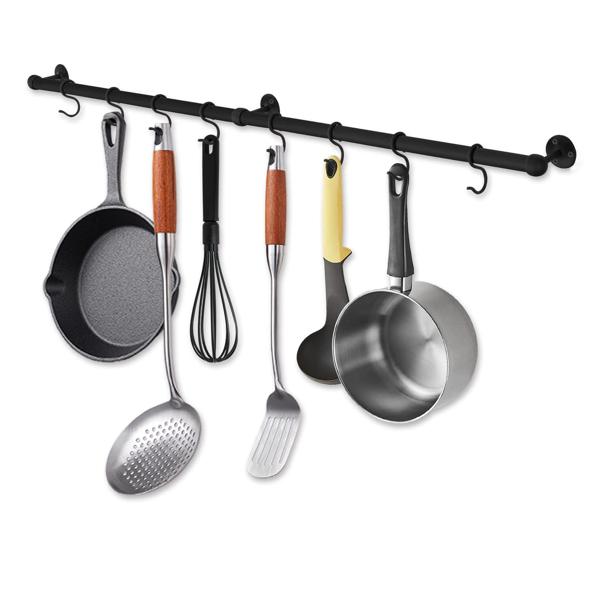 ROTHLEY Hanging Pot Rack Hanger: 39.4 Inch Stainless Steel Pot - Image 1