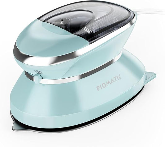 Travel Iron Mini with Steam for Clothes with Dual Voltage, Portable Mini Ironing Machine with Non-Stick Soleplate, Small Iron for Sewing, Quilting and Handcraft