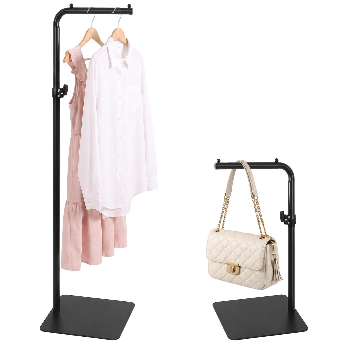 Adjustable Clothing Display 16-64in Shirt Display Stand Metal - Image 1