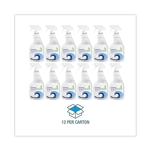 Boardwalk BWK37112G Natural Glass Cleaner, 32 oz Trigger Bottle (Case of 12)