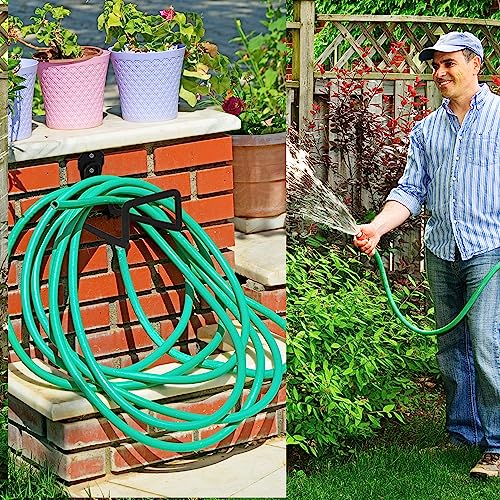 2 Pack Metal Garden Hose Holder Wall Mount - Image 3