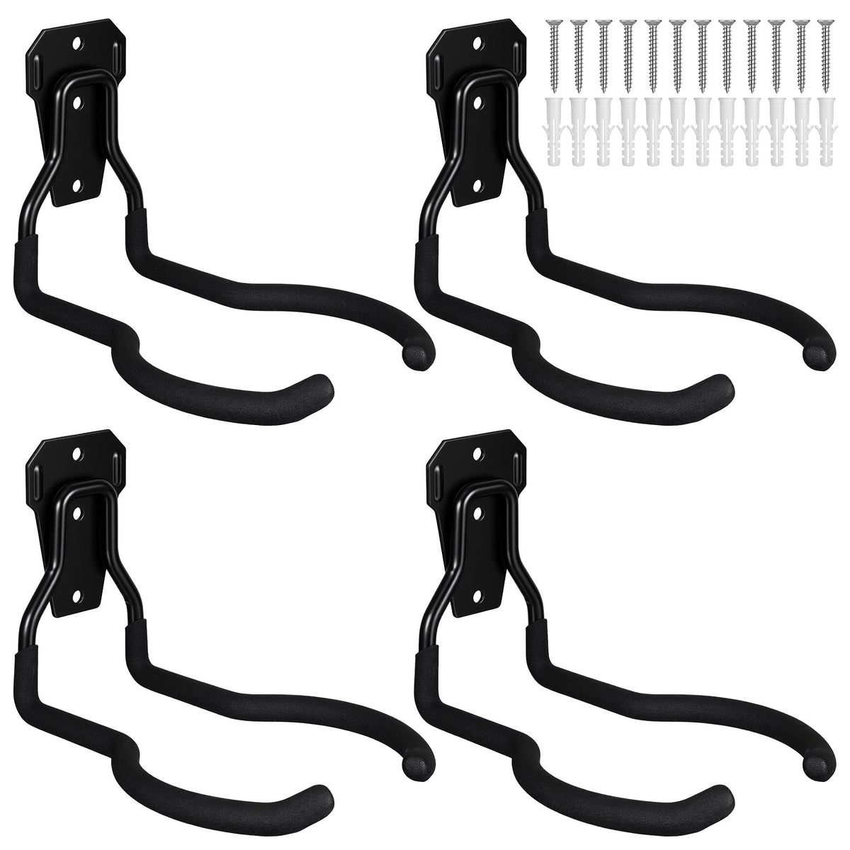 4pcs Weedeater Rack, Tool Hangers for Garage wall Mount - Image 1