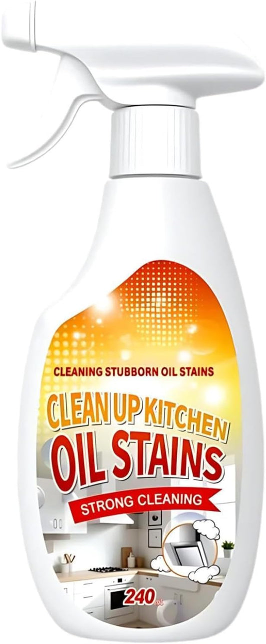 Heavy Duty Degreaser Spray, Multipurpose Foam Cleaner for Kitchen, Oven, Grill & Stovetop, Powerful Oil Stain Remover for Restaurants & Home Chefs, No-Rinse Non-Toxic Formula (1)
