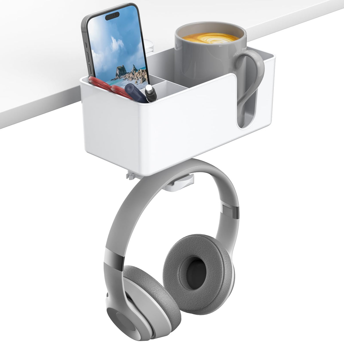 KDD 4-in-1 Desk Organizer - Under Desk Cup Holder an | All Products - Image 1
