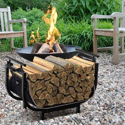 nalone 30 Inch Firewood Rack with Carrier Bag, Wood Rack - Image 3