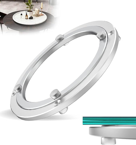 Heavy Duty Lazy Susan Turntable Bearing 8 Inch, 500lbs Capacity Rotating Swivel Plate for Round Table, Heavy Duty Swivel Base for Dining Room Kitchen