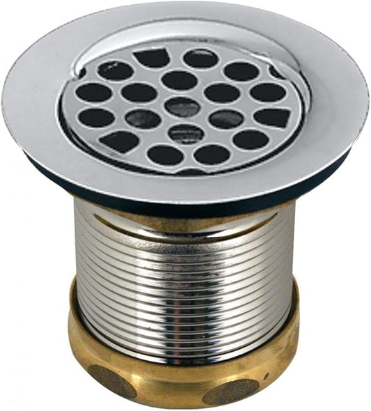Westbrass Grid Basket Style Bar Sink Strainer, Polished Chrome, D2181-26