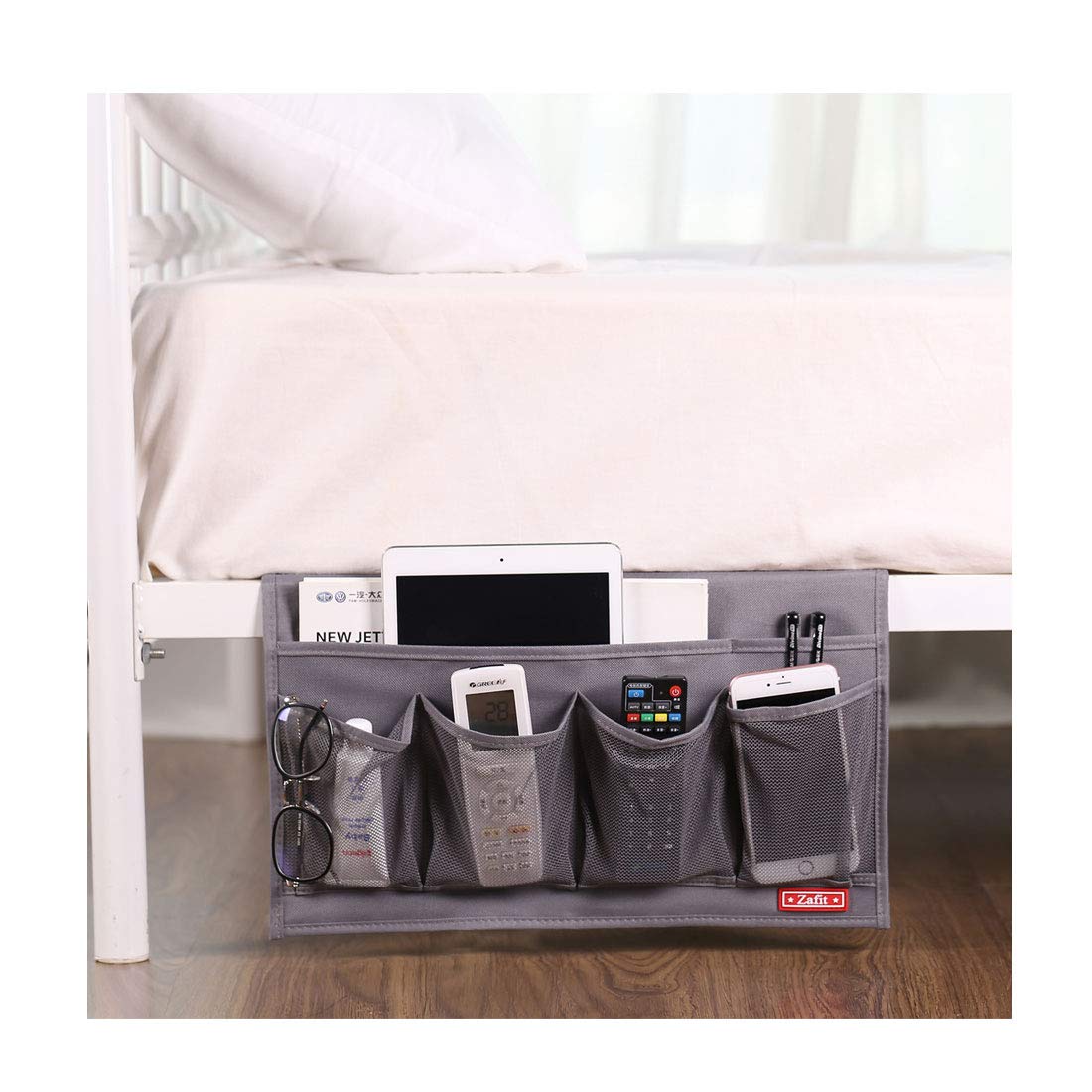 Zafit Bedside Storage Organizer - 6 Pockets, Table Cabinet Caddy - Image 1
