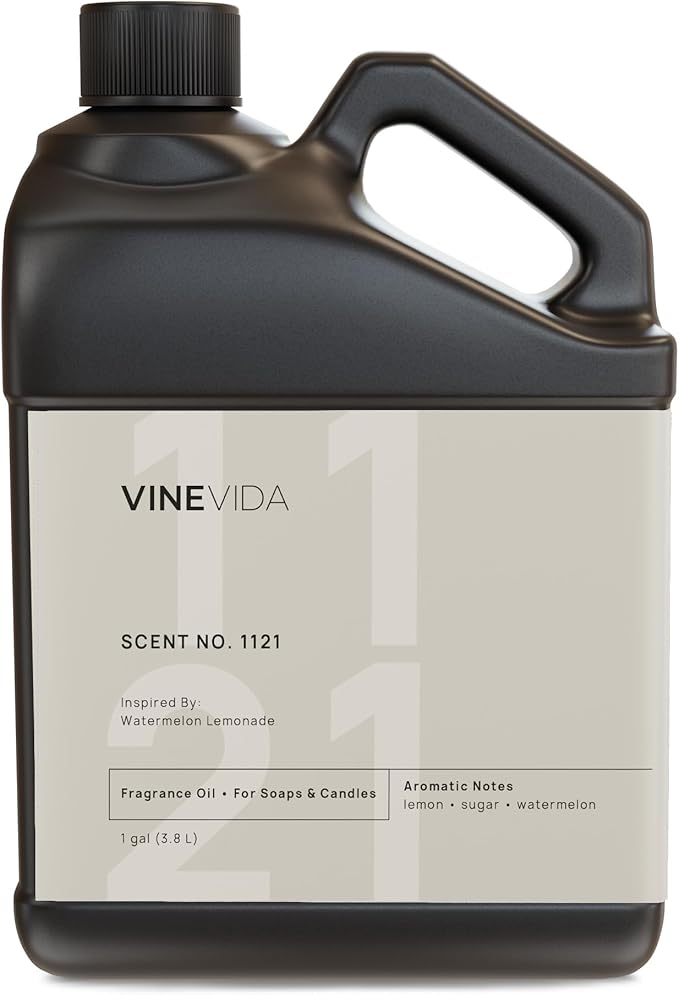 VINEVIDA 128oz Watermelon Lemonade Fragrance Oil for Candle & Soap Making - Natural Scents Made in USA