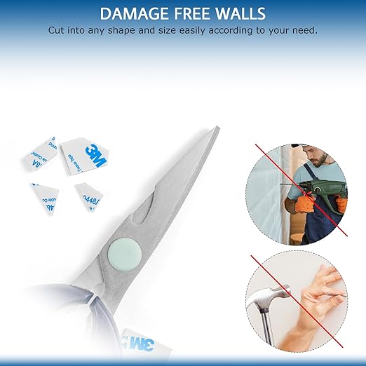 100Pcs Double Sided Foam Tape, Square Sticky Double Sided Adhesive Pads for Crafts, Self-Adhesive Double Sided Mounting Tape Heavy Duty for House Wall Decor - Double Sided Adhesive Tape 27 x 27 x 2mm