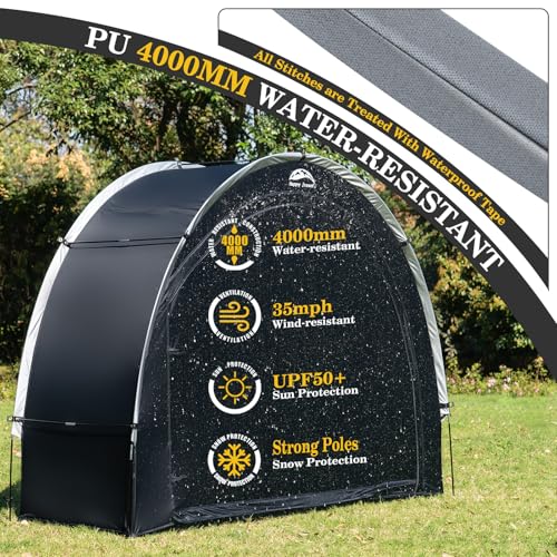 Bike Storage Shed Tent, Outdoor Portable Bicycle Storage Sheds - Image 5