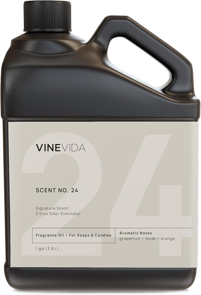 VINEVIDA [128oz] Citrus Odor Eliminator - Natural Fragrance Oil for Candle and Soap Making - Made in USA