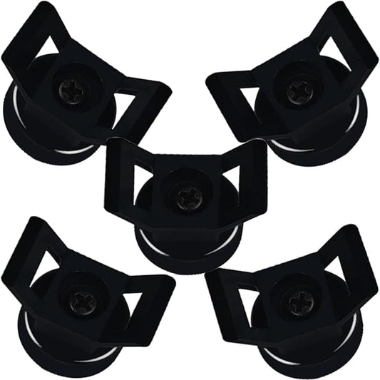 Magnet Zip Tie Mount Clips Magnetic Zip Ties Mount Holder 25LBS Strong Multipurpose Wire Cable Holder Mount Wire Clips Management for Home Office Marine Electrical Wiring (5 PCS)