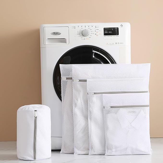 3Pcs PapaPick laundry bags, suitable for delicate 16 x 20 inches, Cellular network surface, thick and durable, large mesh laundry bags, exquisite bags for washing machines.
