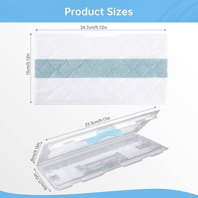 30Pcs Replacement of Split Type Mop Pad Compatible for Shark VACMOP Disposable Hard Floor Vacuum and Mop Pad Refills for Shark Vacmop Pro VM252 VM251 VM250 VM200 VC205 QM250 VM190 VM200P12 VMP30