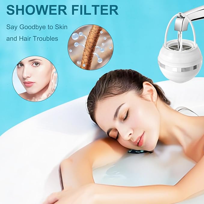 Compatible with Beati Faucet Bathtub Tub Faucet Filter, hard water softening filters, 3Pack