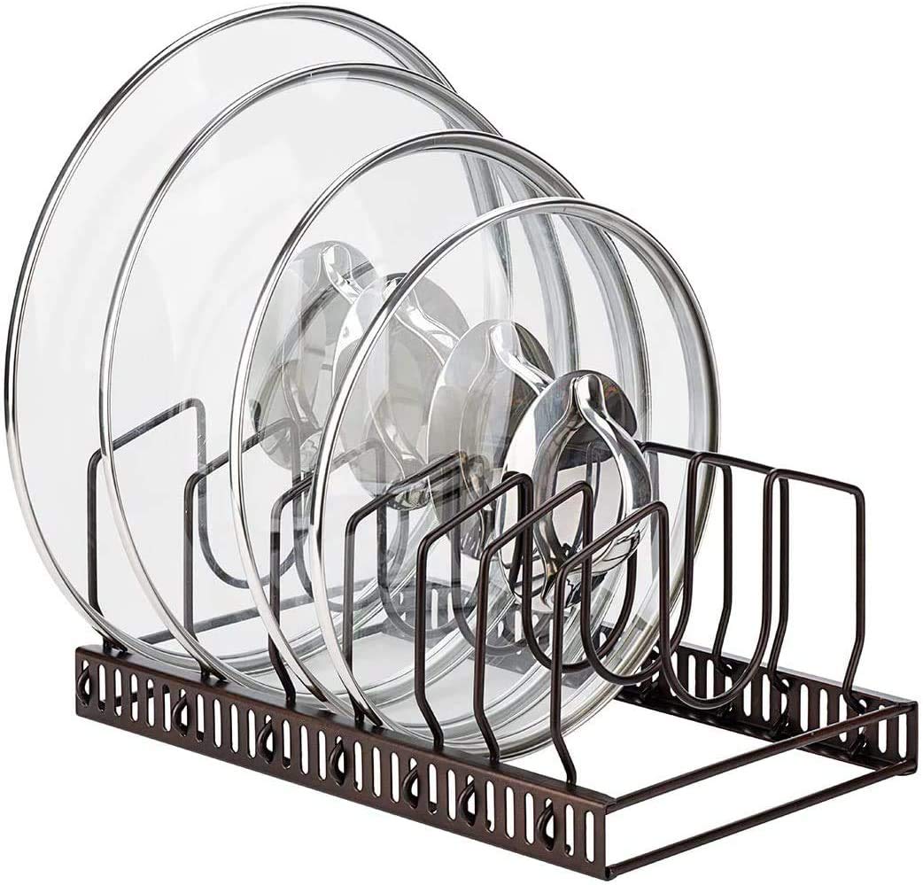 Toplife Pot Lids Organizer Rack for Cabinet and Coun | All Products - Image 1