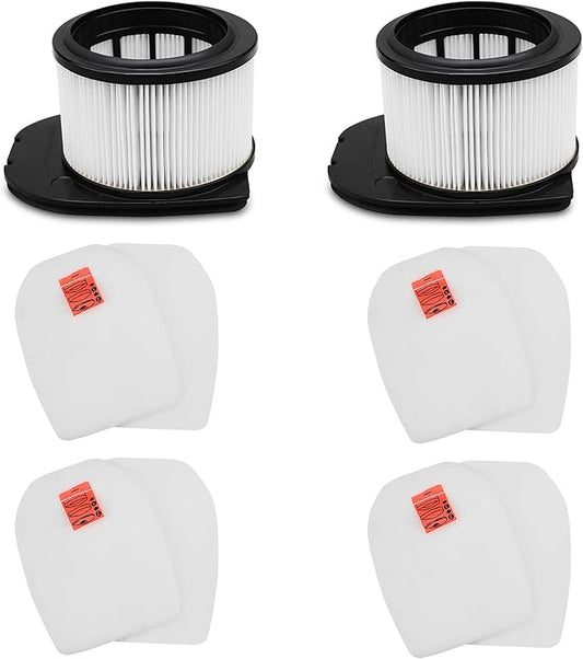 IZ862H Filter for Shark IZ862H Stratos Vacuum, Fit for Shark IZ562H UZ565H Pro IZ540H IZ840 IZ800 Vacuum Part XPSMFIZ700and XFFKIZ700, 2 Pack Filter 4 Pack Foam & Felt Filter Kit