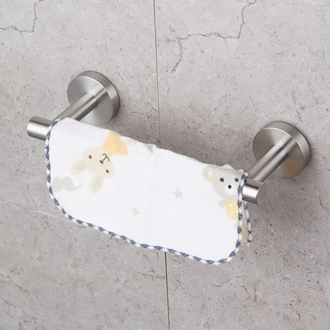 Kitchen Towel Bar — 9" Brushed Stainless Steel