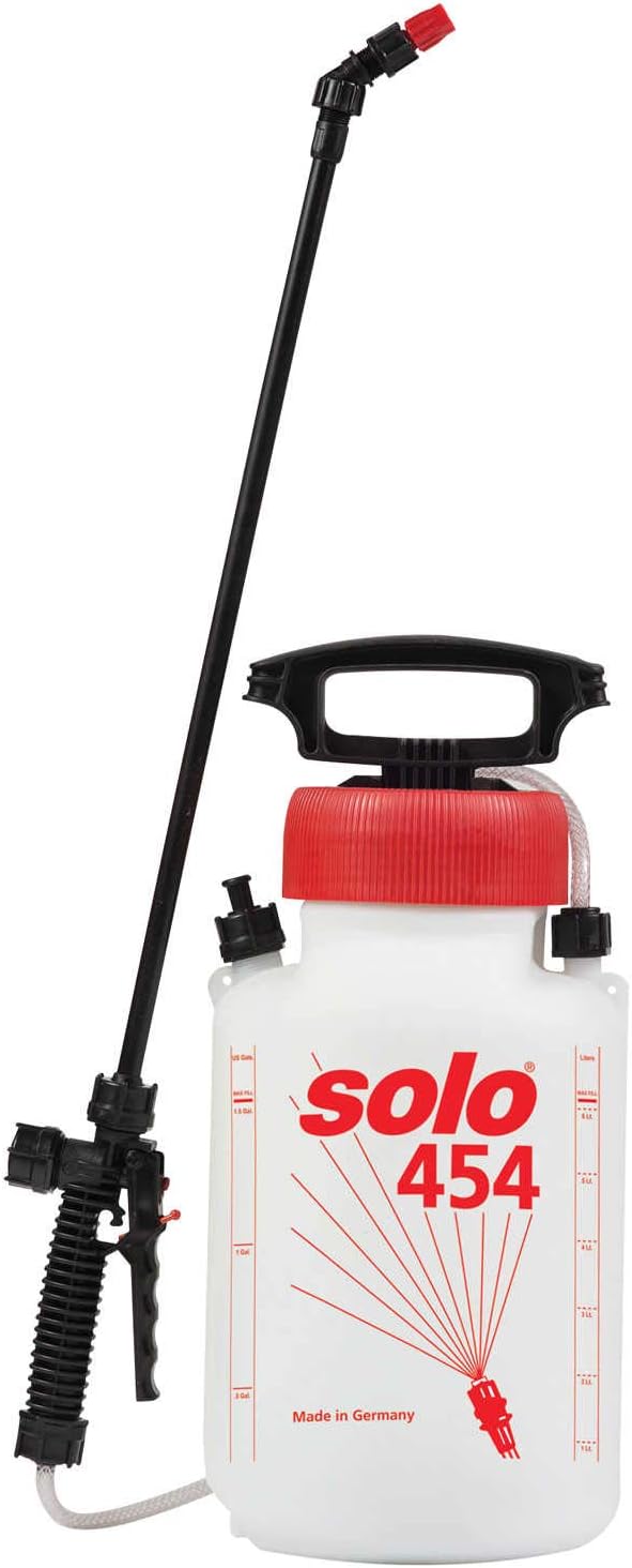 Solo 454 1-1/4 Gallon Professional Handheld Sprayer with Carrying Strap, White