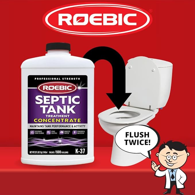 Roebic Main Line Cleaner + Septic Tank Treatment