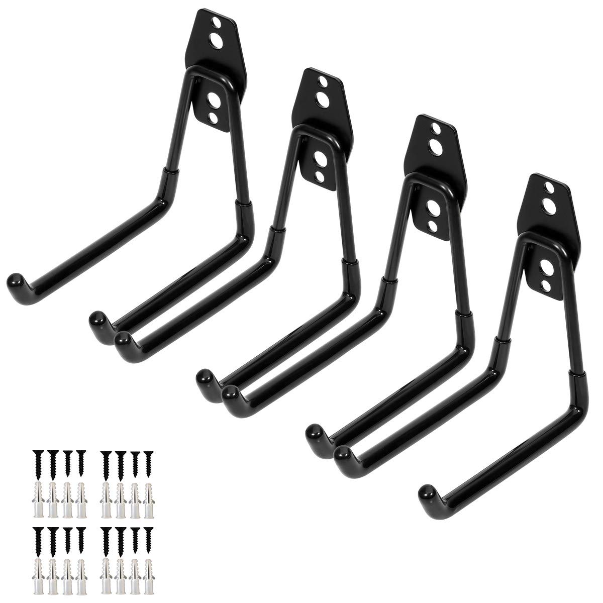 Wall Mount Heavy Duty Double Utility Tools Hooks | Garage Storage - Image 1