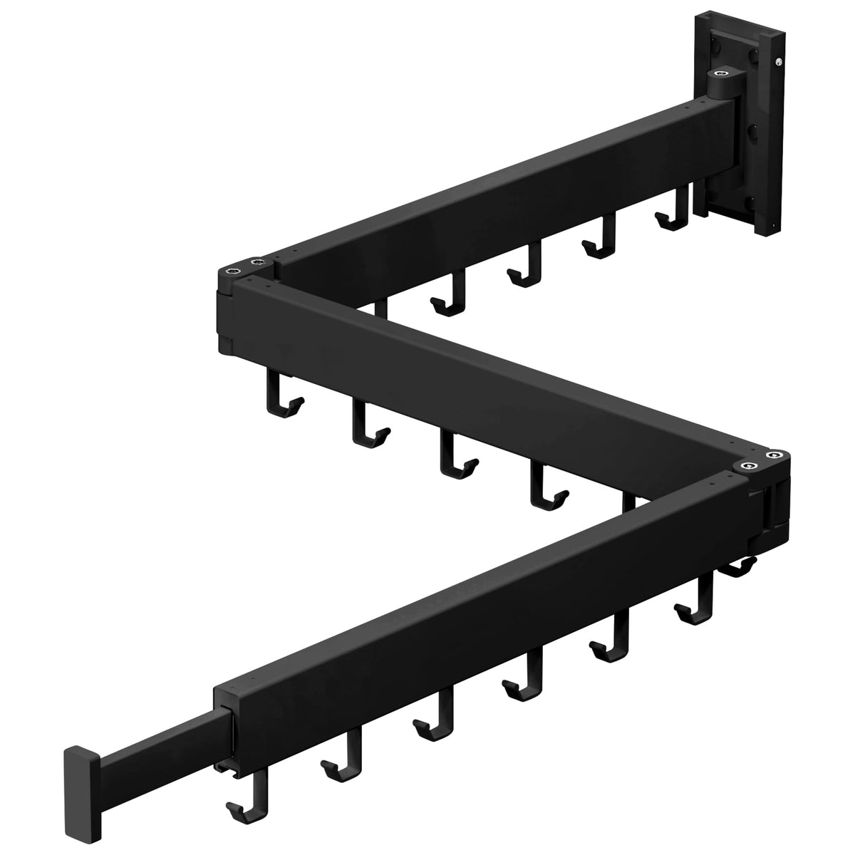 ZdwCyl Clothes Drying Rack Wall Mounted,Space Saveing Foldable - Image 1