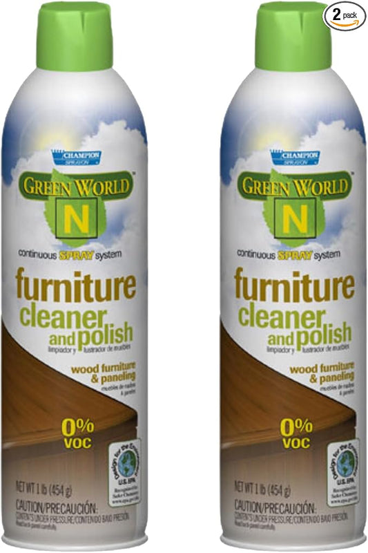 Champion Sprayon Furniture Cleaner & Polish. 2-14oz. Net Can.