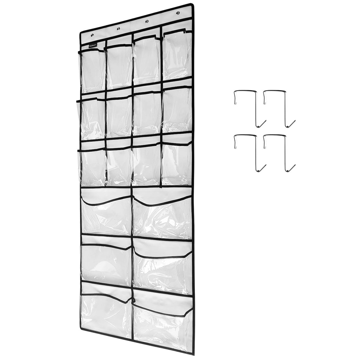 Extra Large Hanging Crystal Clear Over Door Shoe Org | All Products - Image 1