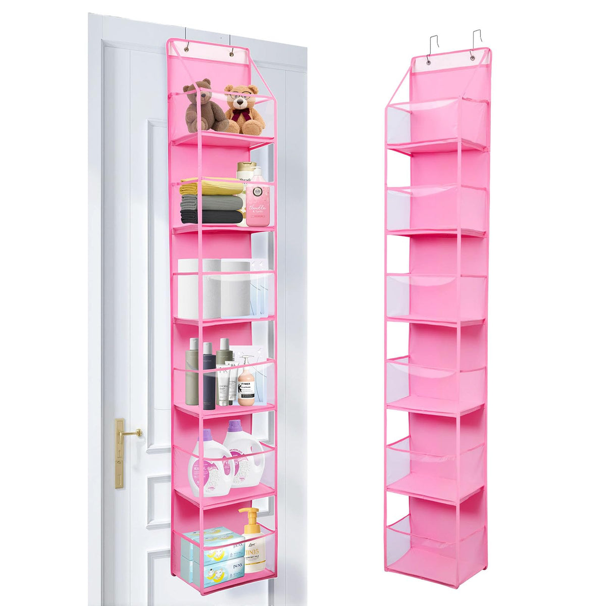 6-Tier Over The Door Hanging Organizer - Multi-Purpose Closet - Image 1