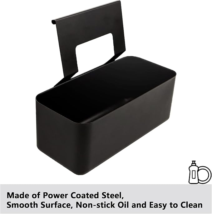 GARNETIN Griddle Grease Catcher with 10 Pack Disposable Aluminum Foil Grease Cup Liners for Blackstone Griddle Accessories Griddle Drip Pans Grease Trap for Blackstone 17 22 28 36 inch