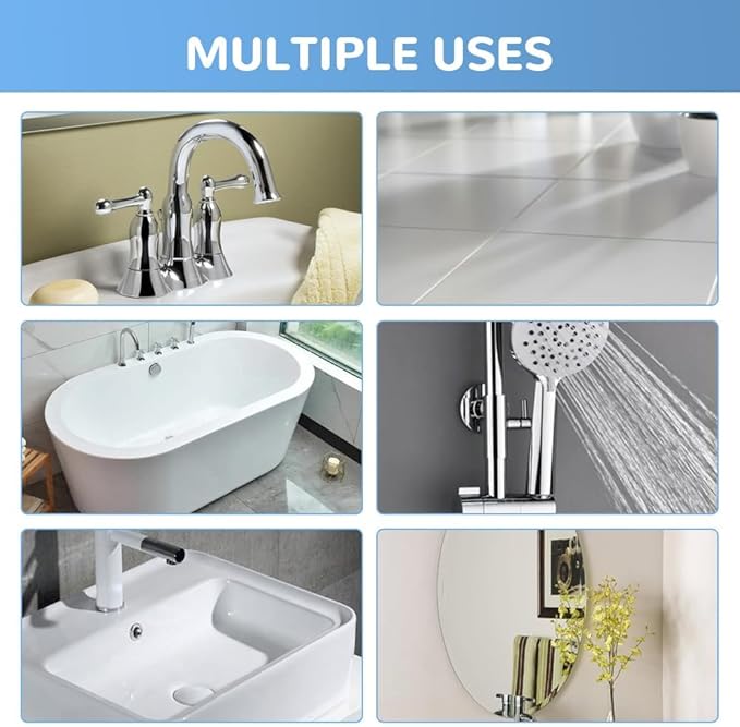 Bathroom Descaler Cleaner, 2025 Upgraded Multipurpose Stubborn Stains Cleaner, Bathroom Descaler Cleaners, Bathrooms Cleaning Foam Spray for Kitchen Bath Sink Glass (1) (1)