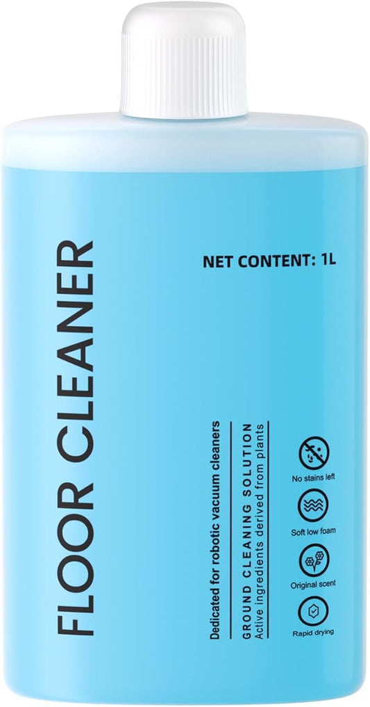 Floor Cleaning Solution Compatible with Roborock Cleaning Solution, Residue & Streak Free, Suitable for All Robot Vacuum Cleaners and Wireless Wet Dry Dual-Use Vacuum Cleaners