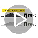 WELLUP Shower Shelf Brushed Nickel 2 Pack,Corner Shower Shelf - Image 8