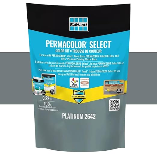 Permacolor Select Grout Color Kit - Platinum