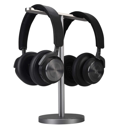 Double Headphones Stand, Aluminum Alloy Desk 3 Headsets - Image 1