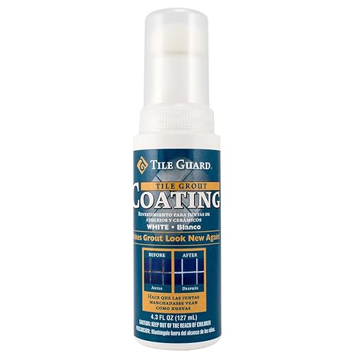 Homax Grout Coating, White, 4.3 oz, Tile Guard Grout Restoration (Pack of 6)